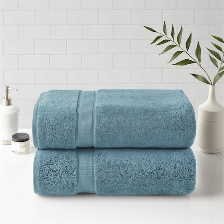 Madison Park Aqua 100 Percent Cotton Bath Sheet Set MPS73-461